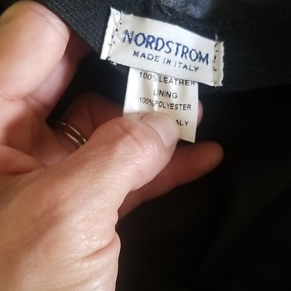 Nordstrom Leather Cap View 4